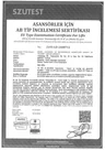 Szutest AB Tip İnceleme Sertifikası, Modül B, NZL-MRL makine dairesiz elektrikli asansör